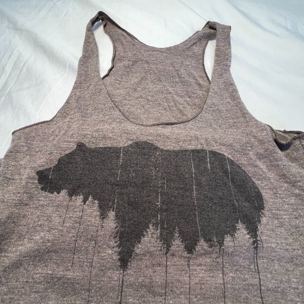 Bear and Trees Tank Top